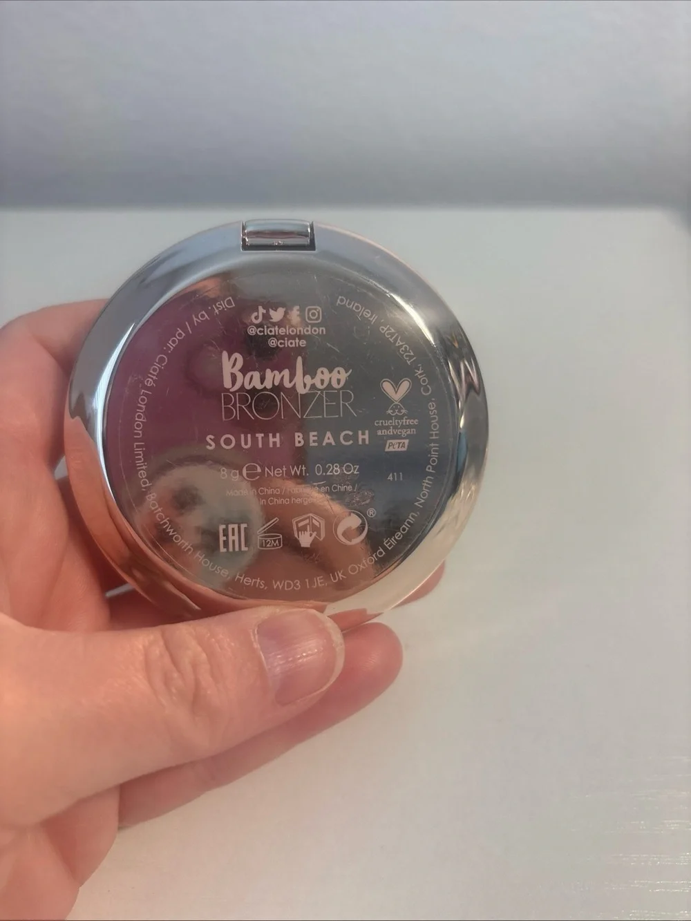 Ciate London - Bamboo Bronzer- South Beach -Full Size 8g/ 0.28 Oz- No Box.